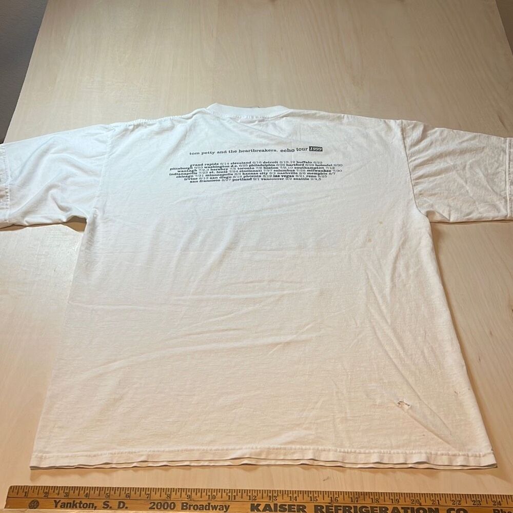 VINTAGE Tom Petty &‎ Heartbreakers T Shirt Mens Extra Large 1999 Echo Tour Band - Picture 4 of 8